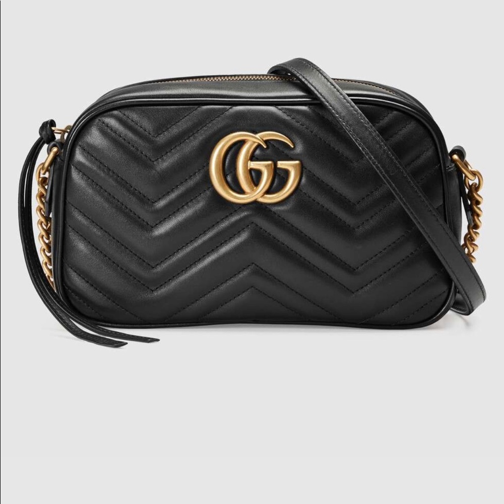 GG Marmont small matelassé shoulder bag